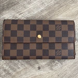Authentic Damier Ebene Louis Vuitton Wallet